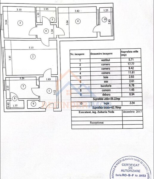 Giurgiului, str. Straja Apartament 3 camere